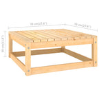 6-tlg. Garten-Lounge-Set mit Kissen Kiefer Massivholz