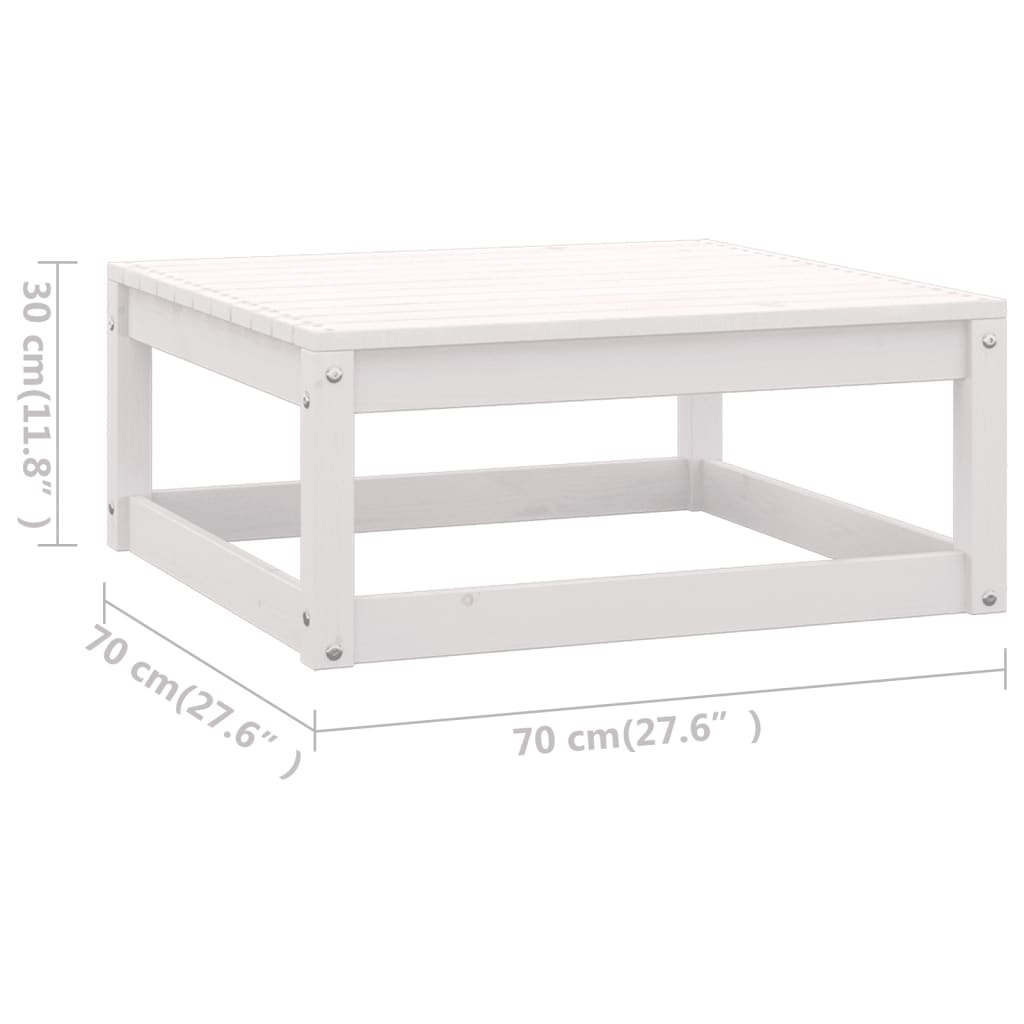 6-tlg. Garten-Lounge-Set mit Kissen Kiefer Massivholz
