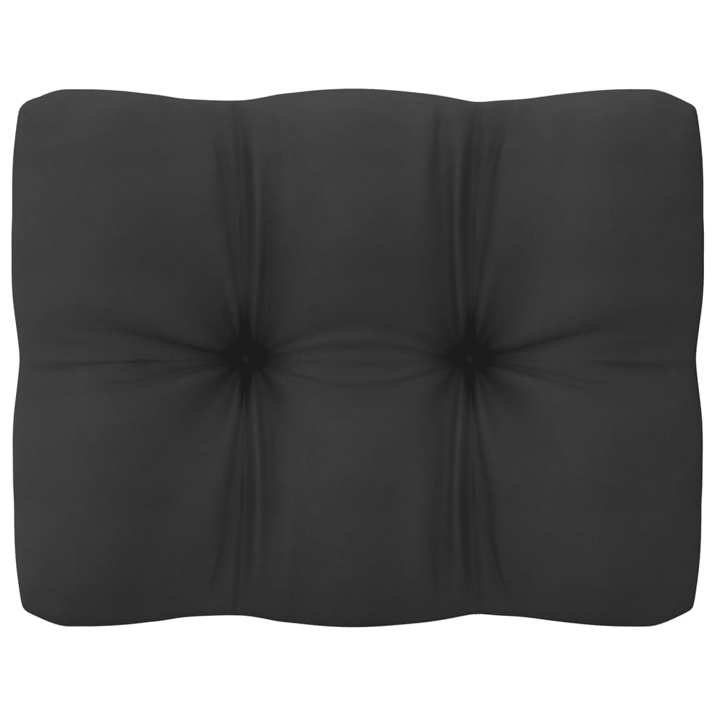 3-tlg. Garten-Lounge-Set mit Kissen Kiefer Massivholz