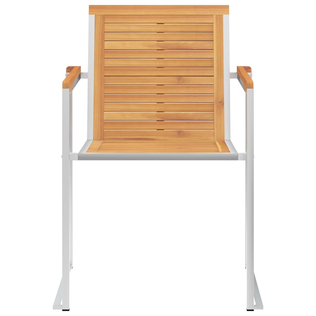 Gartenstühle 6 Stk. mit Kissen Massivholz Teak