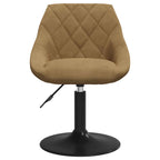 Drehbare Esszimmerstühle 2 pcs Braun 46 x 44 x 77,5 cm