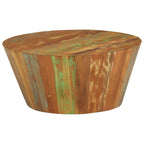 Couchtisch Ø65x31 cm Altholz Massiv