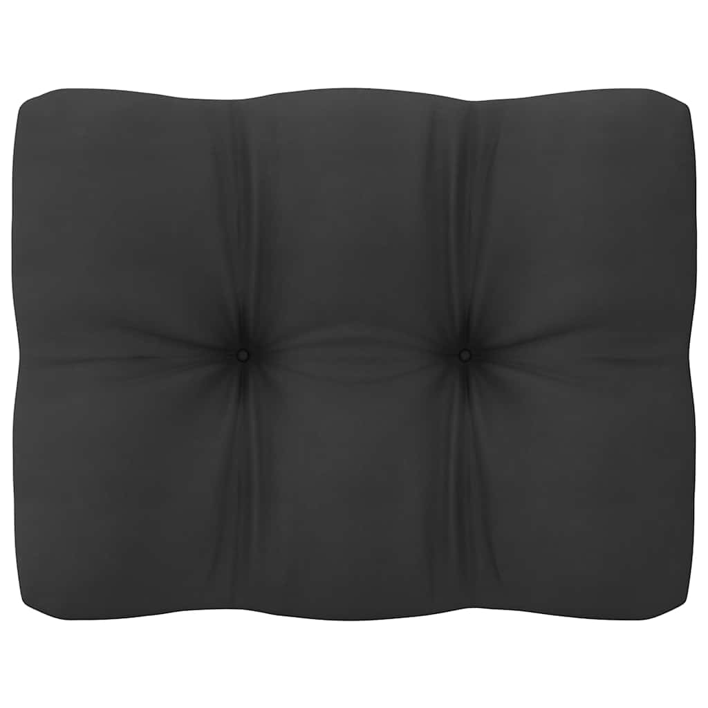 2-tlg. Garten-Lounge-Set mit Kissen Kiefer Massivholz