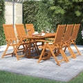 7-tlg. Garten-Essgruppe Massivholz Akazie 160-240 cm
