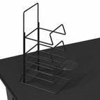 Gaming-Schreibtisch mit K-Gestell Schwarz 90x60x75 cm