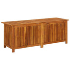 Garten-Aufbewahrungsbox 150x50x58 cm Massivholz Akazie