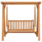 Hollywoodschaukel 174 cm Massivholz Teak