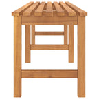 Gartenbank 180 cm Massivholz Teak