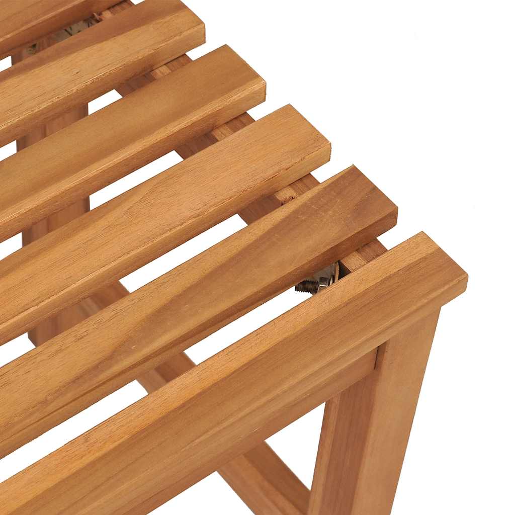 Gartenbank 180 cm Massivholz Teak