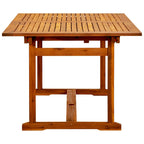 Garten-Esstisch (150-200)x100x75 cm Massivholz Akazie