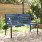 Kinder-Gartenbank 81 cm Chinesisches Tannenholz Grau