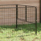 Hundezwinger Schwarz 3 m² Stahl