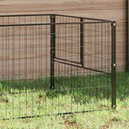 Hundezwinger Schwarz 7 m² Stahl