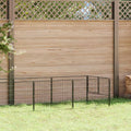 Hundezwinger Schwarz 7 m² Stahl