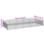 Hundezwinger Schwarz 10 m² Stahl