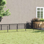 Hundezwinger Schwarz 10 m² Stahl
