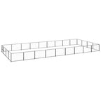 Hundezwinger Schwarz 36 m² Stahl