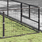 Hundezwinger Schwarz 49 m² Stahl