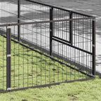 Hundezwinger Schwarz 63 m² Stahl