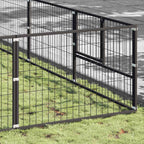 Hundezwinger Schwarz 81 m² Stahl