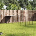 Hundezwinger Schwarz 4,84 m² Stahl