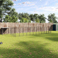 Hundezwinger Schwarz 26,62 m² Stahl