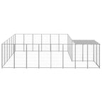 Hundezwinger Silbern 12,1 m² Stahl