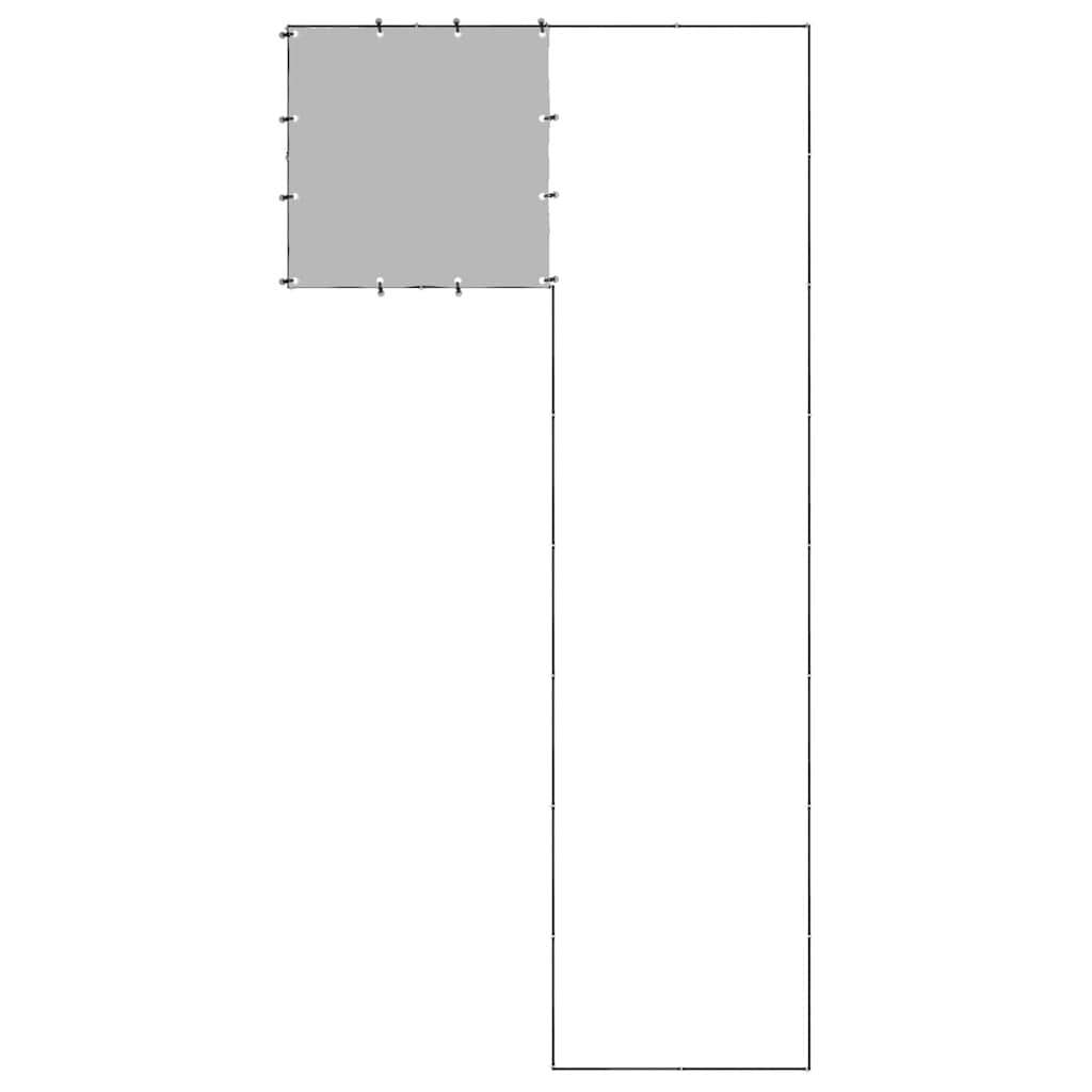 Hundezwinger Schwarz 6,05 m² Stahl