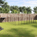 Hundezwinger Schwarz 20,57 m² Stahl