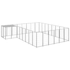 Hundezwinger Silbern 15,73 m² Stahl