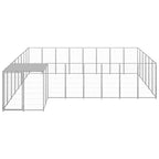 Hundezwinger Silbern 15,73 m² Stahl