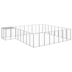 Hundezwinger Silbern 20,57 m² Stahl