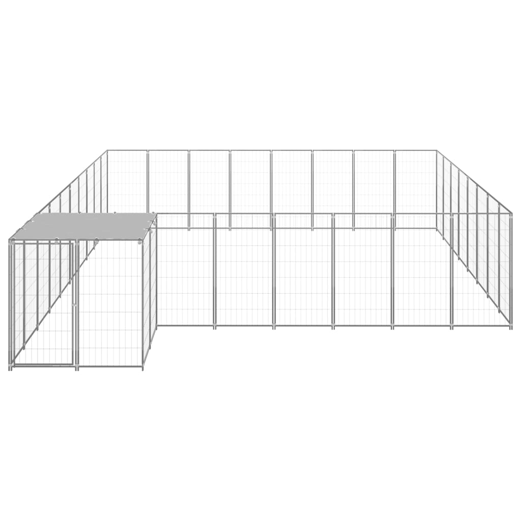 Hundezwinger Silbern 20,57 m² Stahl