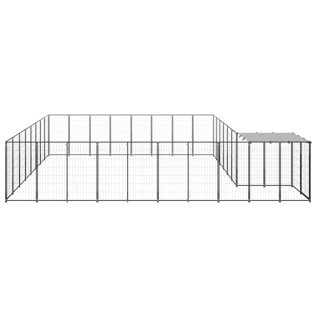 Hundezwinger Silbern 20,57 m² Stahl