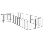 Hundezwinger Schwarz 13,31 m² Stahl