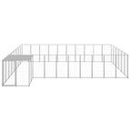Hundezwinger Silbern 19,36 m² Stahl