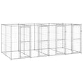 Outdoor-Hundezwinger Verzinkter Stahl 9,68 m²