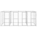 Outdoor-Hundezwinger Verzinkter Stahl 9,68 m²