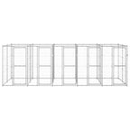 Outdoor-Hundezwinger Verzinkter Stahl 12,1 m²
