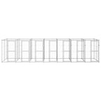 Outdoor-Hundezwinger Verzinkter Stahl 16,94 m²