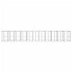 Outdoor-Hundezwinger Verzinkter Stahl 26,62 m²