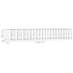 Outdoor-Hundezwinger Verzinkter Stahl 26,62 m²