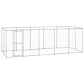 Outdoor-Hundezwinger Verzinkter Stahl 12,1 m²