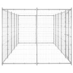 Outdoor-Hundezwinger Verzinkter Stahl 12,1 m²