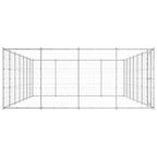 Outdoor-Hundezwinger Verzinkter Stahl 33,88 m²
