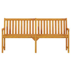 Gartenbank 180 cm Massivholz Akazie