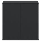 Garten-Kissenbox PE Rattan 100x49x103,5 cm Schwarz