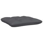3-tlg. Garten-Lounge-Set mit Kissen Weiß Kiefer Massivholz
