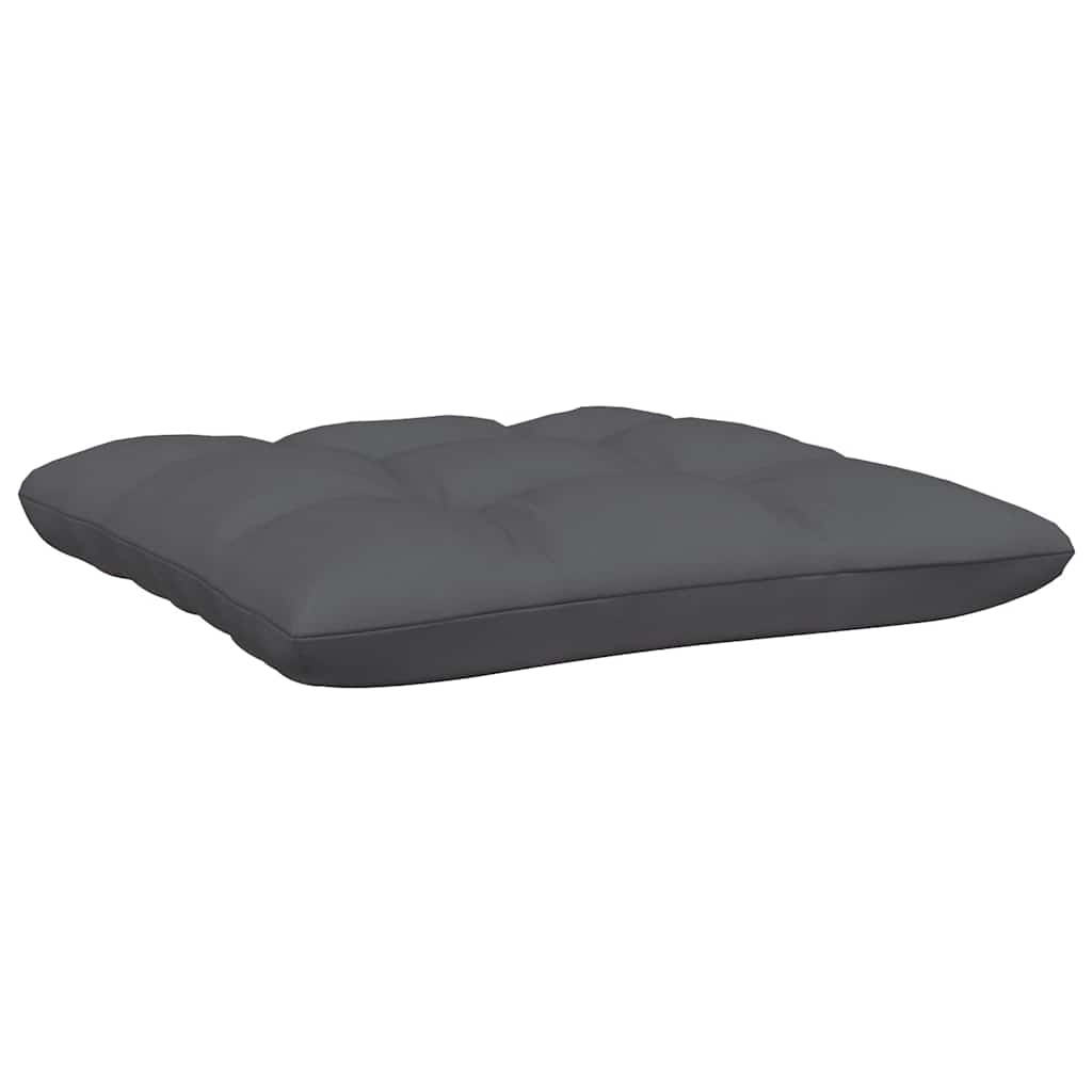 3-tlg. Garten-Lounge-Set mit Kissen Weiß Kiefer Massivholz