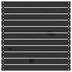 3-tlg. Garten-Lounge-Set mit Kissen Schwarz Kiefer Massivholz